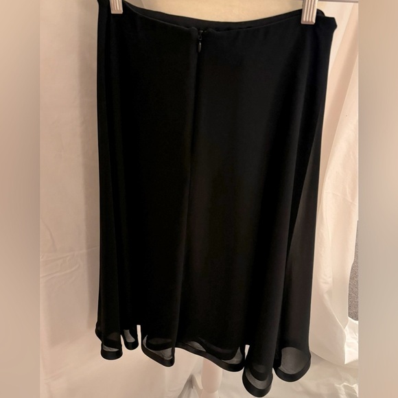 Patra Black Midi Zip Up Skirt | Size 6 - Picture 5 of 8